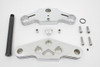 V-Twin - 3° Ball Milled Triple Tree Set Chrome