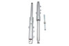 Ultima #117-246 - Ultima 41mm Billet Fork Slider Assembly -4 inch