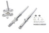 V-Twin - 39mm Fork Assembly with Chrome Sliders Single Disc