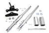 V-Twin - 41mm Fork Assembly with Chrome Sliders