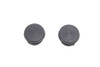 MCM - ChiZeled Handlebar Plugs Black Plastic