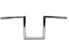MCM #20240 - 10 inch Z Handlebar with Indents Chrome