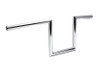 MCM #20240 - 10 inch Z Handlebar with Indents Chrome