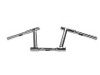 MCM #21055 - 8 inch Z-Bar Racing Handlebar with Indents Chrome