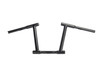 MCM #21056B - 10 inch Z-Bar Racing Handlebar with Indents Black