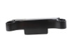 MCM #77629 - Black Smooth Handlebar Clamp Cover with Skirt