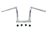 MCM #20199 - 11 inch Chrome ChiZeled Z-Bar Handlebar with Indents