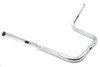 MCM #31-0165S - 12-1/2 inch Buffalo Ape Hanger Handlebar with Indents Chrome