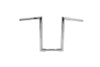 MCM #31-0198 - 14 inch Fatty 'Z' Bar Handlebar without Indents Chrome