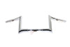MCM #20281 - 10 inch Chrome Z-Bar Handlebar with Indents