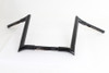 MCM #20283B - 14 inch Black Z-Bar Handlebar with Indents