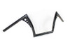 MCM #20124B - 10 inch Z-Bar Handlebar with Wiring Indents and Holes Black