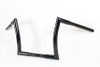 MCM #20145B - 12 inch Z Handlebar without Indents Black