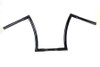 MCM #20147B - 16 inch Z Handlebar with Indents Black