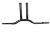 V-Twin #20327B - 14 inch Combat Style Riser Handlebar Black