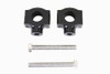 MCM #H57-6087B - 1 inch Handlebar Riser Set Black