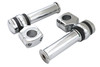 MCM #57-0016 - 4-1/4 inch Offset Dog Bone Riser Set Chrome