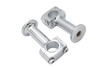 MCM - 3 inch Post Riser Set Chrome