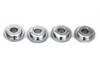 MCM #0403 - Chrome Solid Riser Mount Set