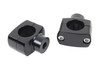 V-Twin #63881B - 1-1/4 inch Shorty Riser Set Black