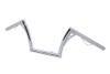 MCM #20124 - 10 inch Pirate Z-Bar Handlebar Chrome