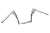MCM #20124 - 10 inch Pirate Z-Bar Handlebar Chrome