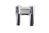 V-Twin #78644 - 4.1 inch Fat Riser Kit Chrome