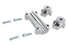 V-Twin #78827 - Fat 1 inch Riser Set Chrome
