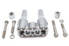 Wyatt Gatling #78969 - Wyatt Gatling 6 inch Baron Style Riser Set Chrome