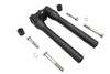 Wyatt Gatling #78969EB - Wyatt Gatling 12 inch Baron Style Riser Set Black