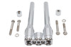 Wyatt Gatling #78969E - Wyatt Gatling 12 inch Baron Style Riser Set Chrome