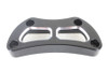 V-Twin #63695B - Cutout Design Riser Top Clamp Black