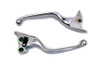 V-Twin #78235 - Contour Hand Lever Set Chrome