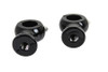 V-Twin - Black 1 inch X 1-3/4 inch Riser Set