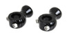 V-Twin - Black 1 inch X 1-3/4 inch Riser Set