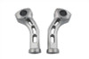 V-Twin - Chrome 5-1/2 inch Slotted Billet Riser Kit