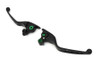 V-Twin #H07-0561MB - Black Drilled Hand Lever Set