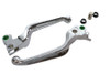 V-Twin #H07-0584 - Chrome Slotted Hand Lever Set