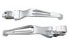 V-Twin #H07-0582 - Chrome Slotted Hand Lever Set
