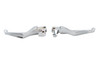 V-Twin #H07-0582 - Chrome Slotted Hand Lever Set
