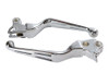 V-Twin #07-0569 - Chrome Slotted Hand Lever Set