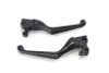 V-Twin #H07-0575B - Black V-Cut Hand Lever Set