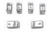 V-Twin #370445 - Handlebar Switch Cap Set Chrome