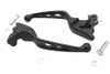 V-Twin #79063B - 3 Slot Hand Lever Set Black