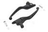 V-Twin #79062B - 4 Hole Hand Lever Set Black
