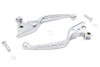 V-Twin #79062 - 4 Hole Hand Lever Set Chrome