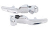 V-Twin #MT241-021ST-CHR - Short Trigger Lever Set Chrome