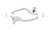V-Twin #47-801 - M8 Brake and Clutch Lever Set Chrome