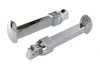 Wyatt Gatling #5100 - Chrome Railroad Style Footpeg Set