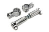 V-Twin - Chrome Footpeg Mount Kit